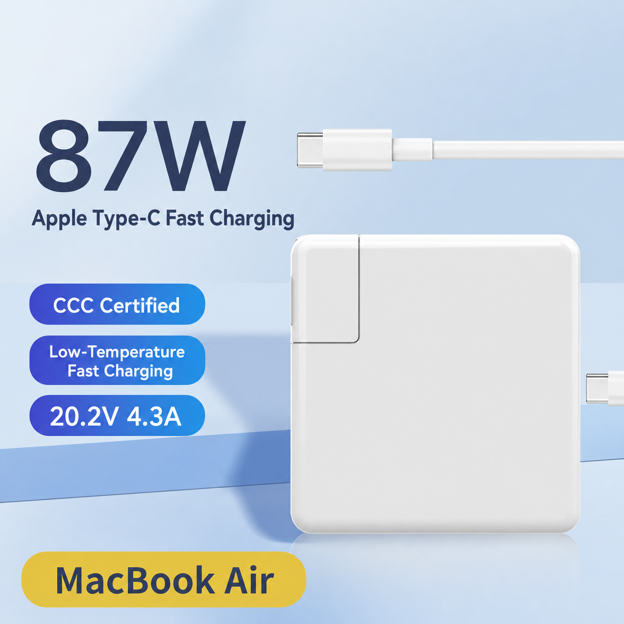 Meenova USB C MacBook Charger Power Adapter Up to 96W PD Fast Charging for MacBook Pro & MacBook Air