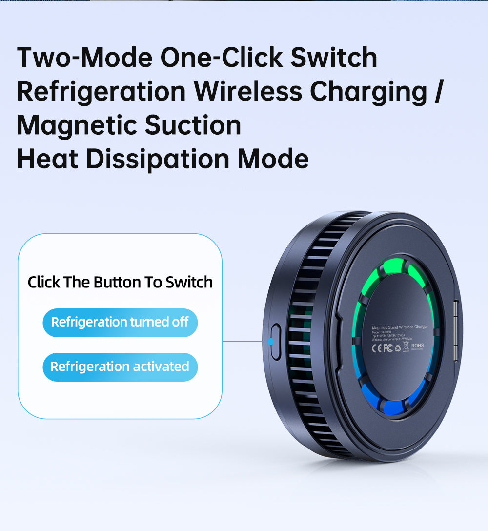 IcePoint D18 25W Magnetic Cooling Wireless Charger Stand