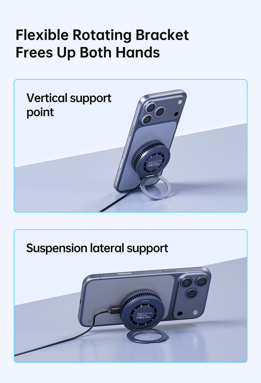 IcePoint D18 25W Magnetic Cooling Wireless Charger Stand