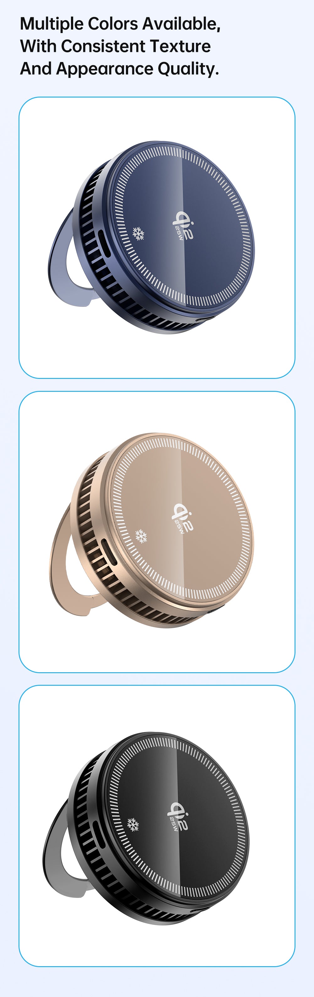IcePoint D18 25W Magnetic Cooling Wireless Charger Stand