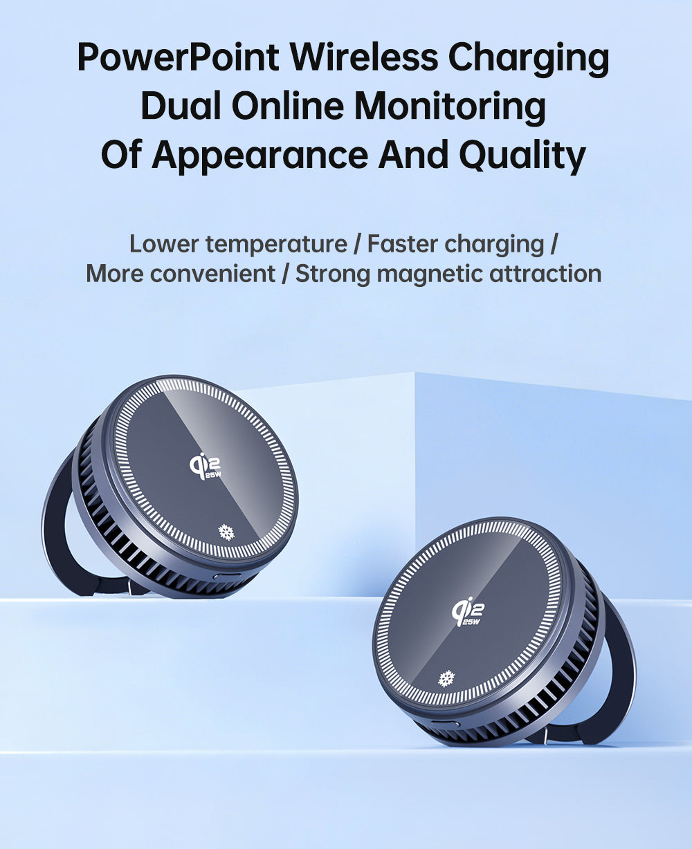 IcePoint D18 25W Magnetic Cooling Wireless Charger Stand