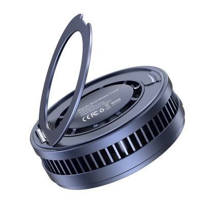 Meenova D18 25W Magnetic Cooling MagSafe Wireless Charger Stand for iPhone 18/16/15/14/13/12 Series & Qi2/Qi-Compatible Devices
