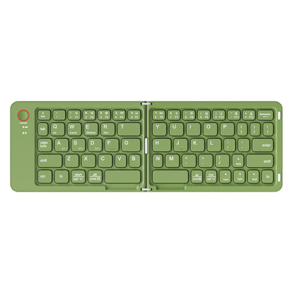 Meenova 67-Key Dual-Fold Bluetooth Keyboard, 3-Device Rechargeable Travel Keyboard with Phone Stand for iOS, Android, Windows & Mac