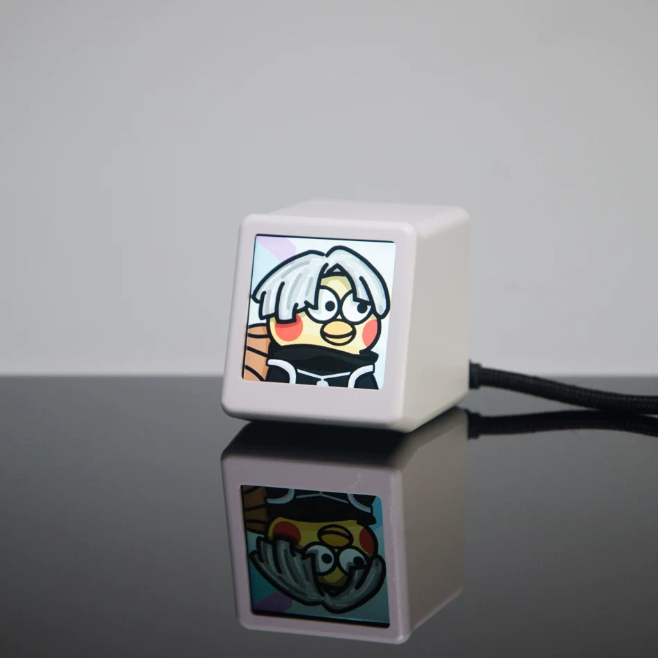 Meenova Smart Pixel WiFi Desktop Clock with Weather, Custom GIF Animation, Photo Album, Countdown Timer & Multi-Theme Display