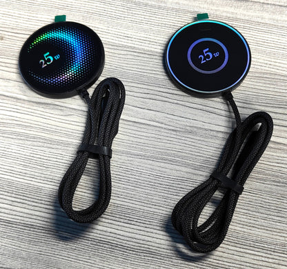 Meenova 25W Ultra-Thin MagSafe-Compatible Wireless Charger, 5mm Magnetic Charging Pad with Fast Cooling for iPhone 18 Pro Max, iPhone Duo, iPhone 17 Pro Max, 16 Pro Max & Android Qi Phones