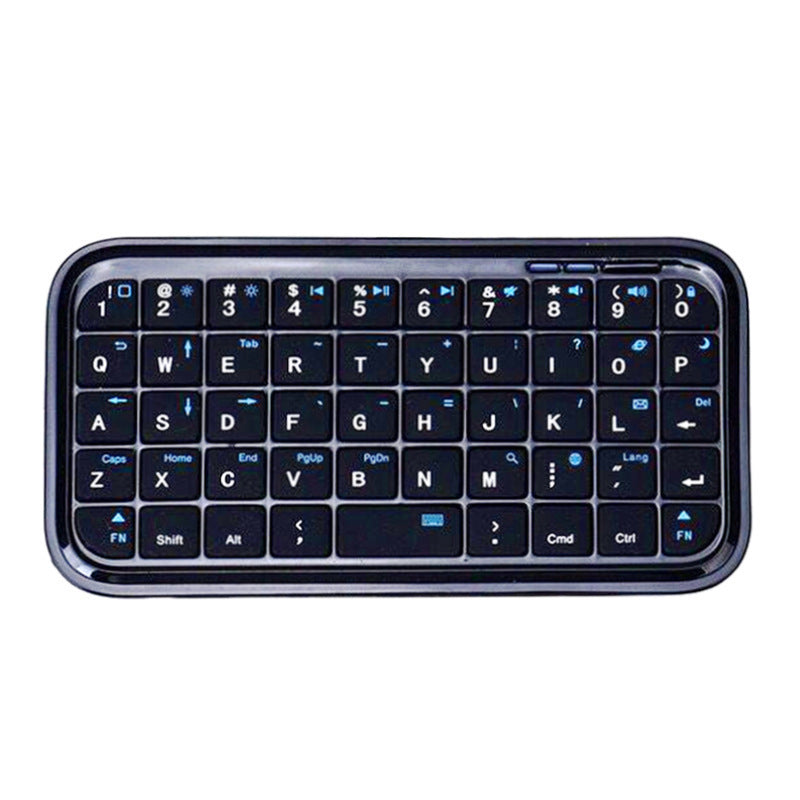 Mini Bluetooth Keyboard with Backlight, Dual-Mode (Bluetooth & Wired) Ultra-Thin Portable Keyboard for PC, Tablet, Smartphone, Windows, iOS, Android