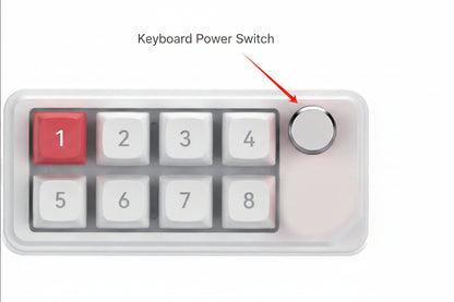 Meenova K815 8-Key Wired Mechanical Macro Keypad with Hot-Swappable Switches, RGB Backlight, Joystick & Metal Roller