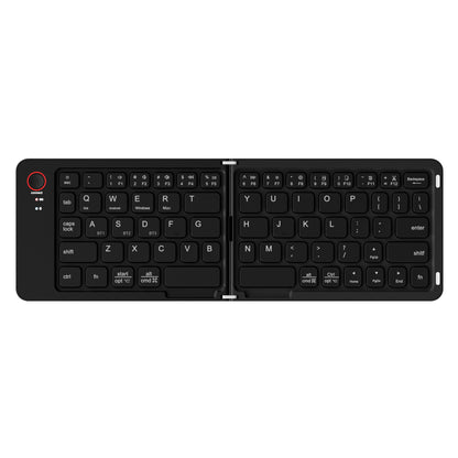 Meenova 67-Key Dual-Fold Bluetooth Keyboard, 3-Device Rechargeable Travel Keyboard with Phone Stand for iOS, Android, Windows & Mac
