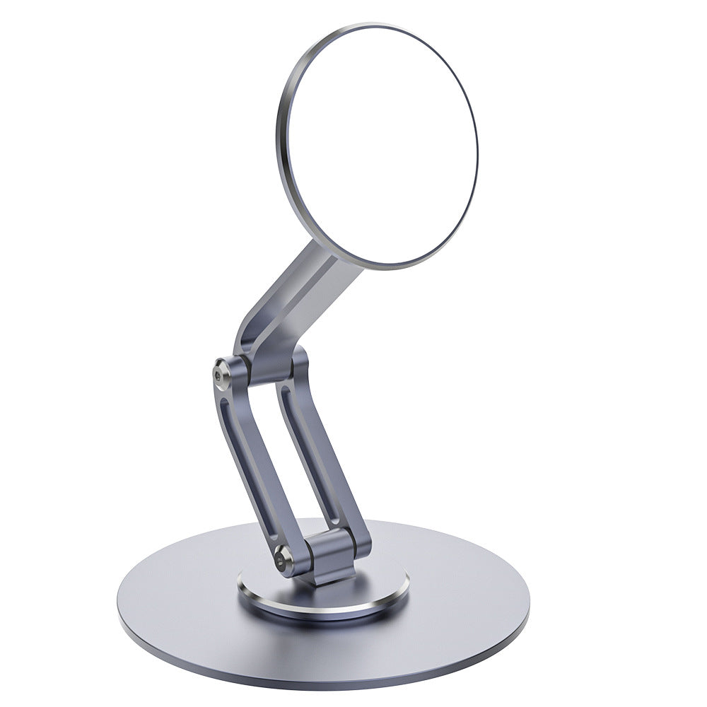 Meenova N52 360° Rotating Foldable Magnetic Phone Stand, Aluminum Alloy Adjustable Desktop Holder for MagSafe-Compatible Phones