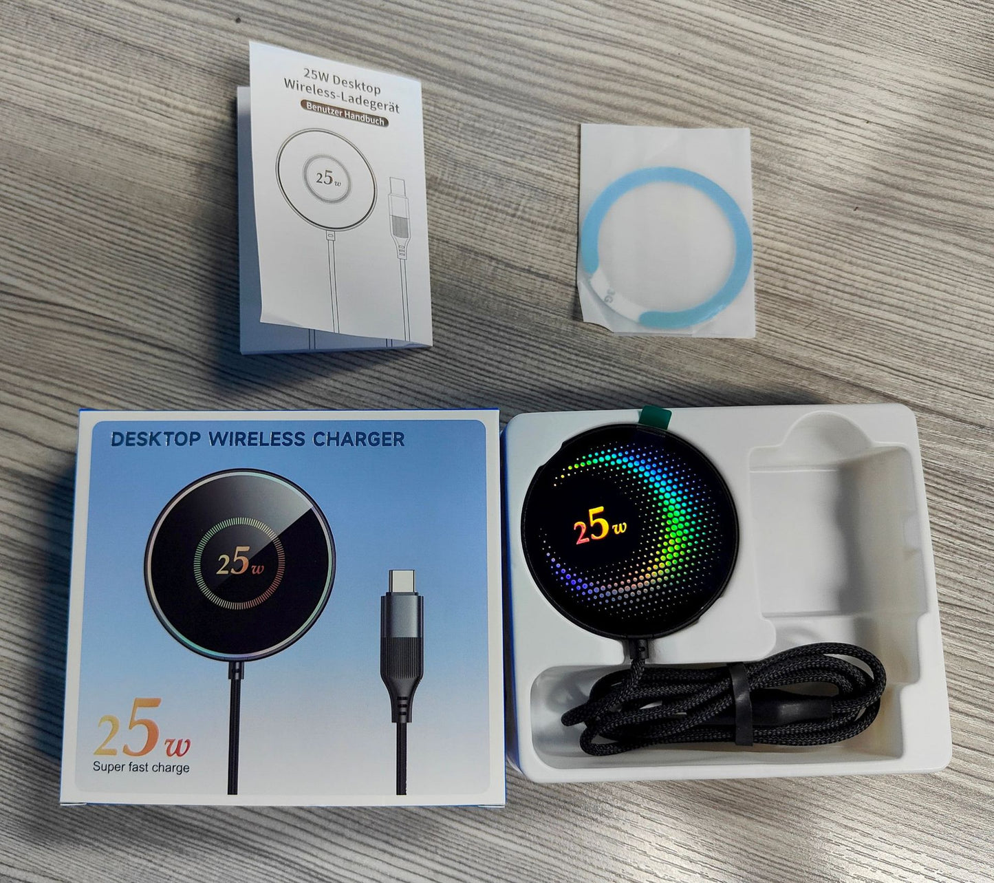 Meenova 25W Ultra-Thin MagSafe-Compatible Wireless Charger 5mm Magnetic Charging Pad with Fast Cooling for iPhone 17 Pro Max, 16 Pro Max, Android Qi Phones