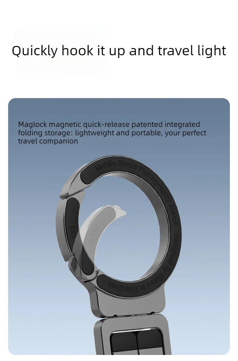 Meenova Magsafe Mini Tripod, Flexible Portable Phone Stand for iPhone, Photography & Vlogging with Double-Sided Adhesive