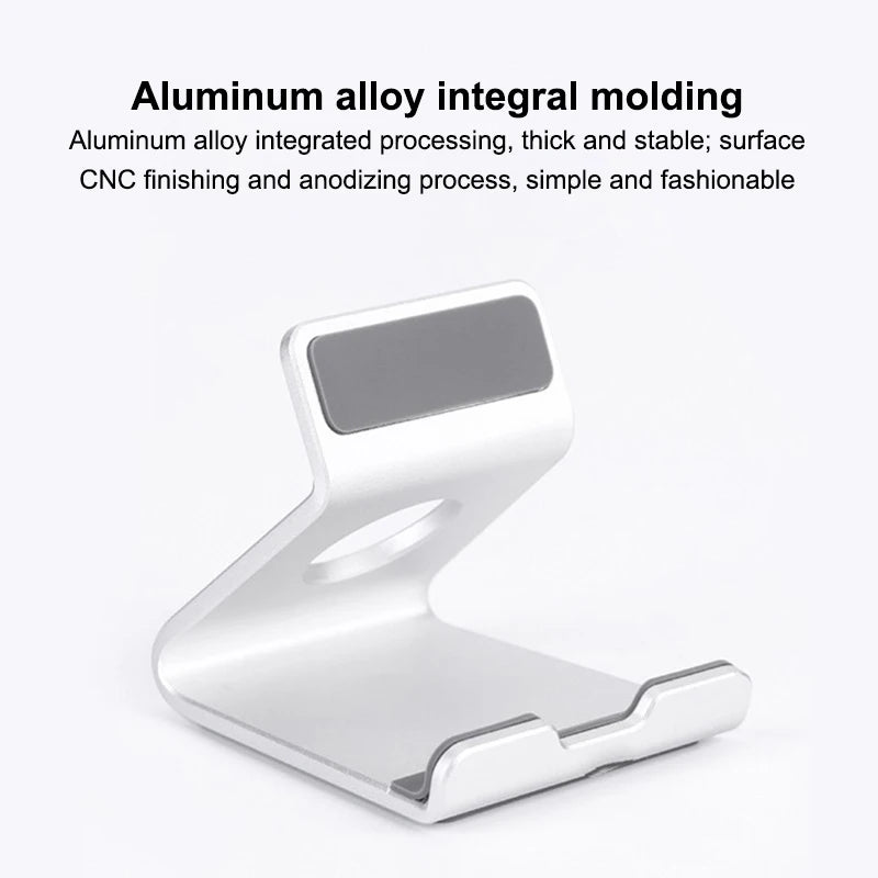 Metal Desktop Mobile Phone Stand For Smartphone 13 Inch Tablet Desk Holder Portable Storage Bracket Drop-resistant Phone Holder