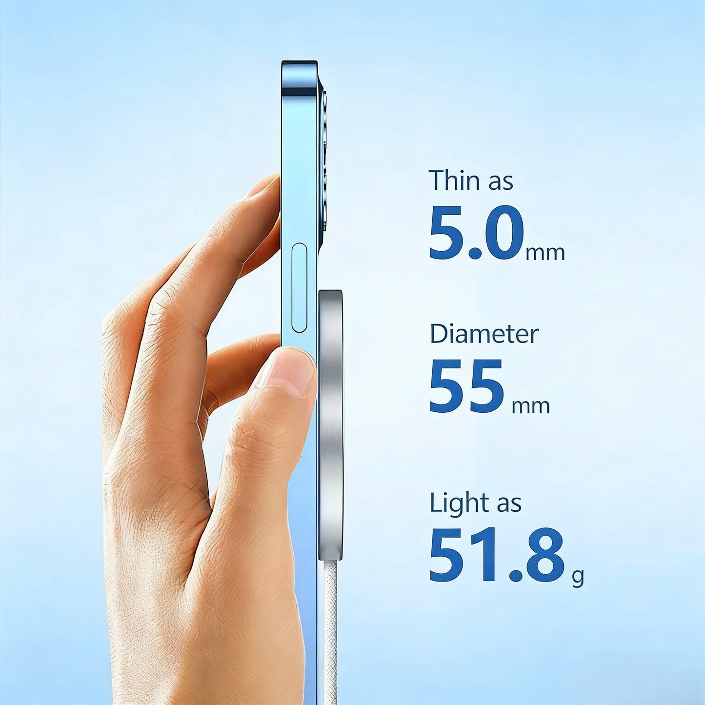 New Qi2.2 magnetic charger For 25W super wireless fast charging For iPhone 17 16 15 14 13 12 Pro Max Samsung S25 S23 S22