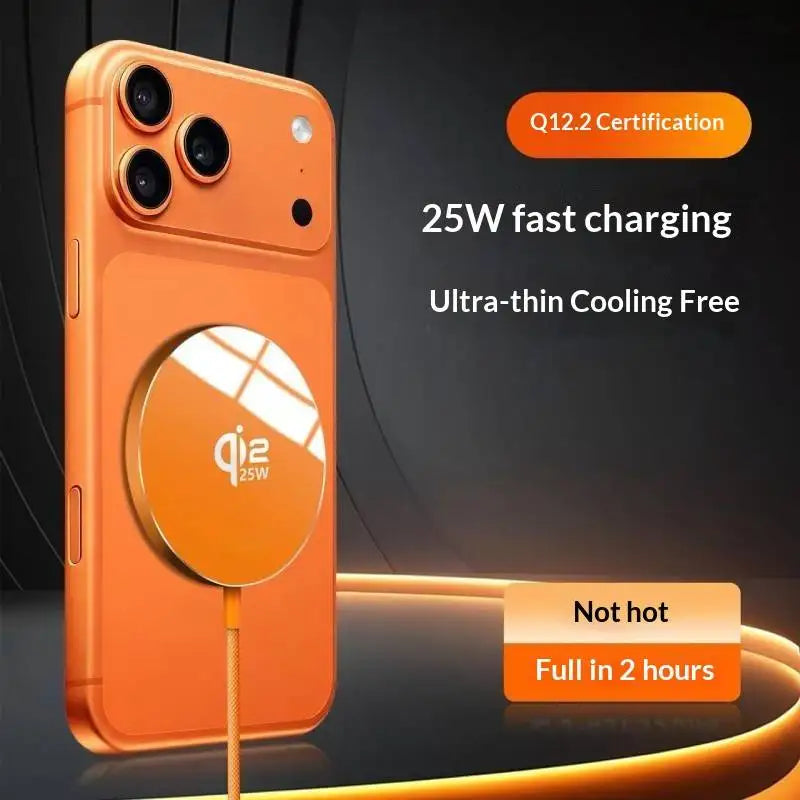New Qi2.2 magnetic charger For 25W super wireless fast charging For iPhone 17 16 15 14 13 12 Pro Max Samsung S25 S23 S22