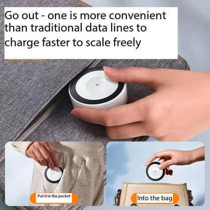 Meenova Portable 3-in-1 wireless charger for iPhone 18 & iPhone 17 16 15 14 pro max ultra-thin magnetic suction base MagSafe Apple 13 mobile phone apple Watch watch headset airpods car universal