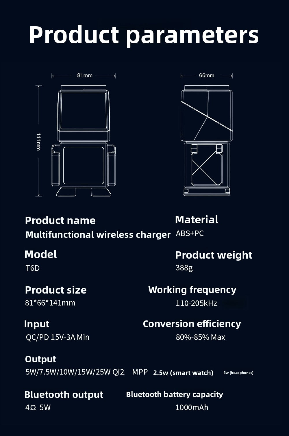 Meenova 25W 3-in-1 MagSafe Wireless Charging Station with Motorized Rotating Stand, Cooling Function, Magnetic Charger for iPhone Apple Watch AirPods