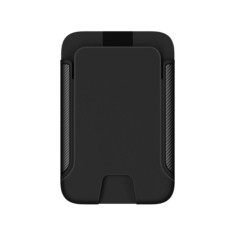 MagSafe Wallet Stand for iPhone 16, 3-Card Holder with Adjustable 15°-175° Rotation, Strong Magnetic Phone Card Case, Black