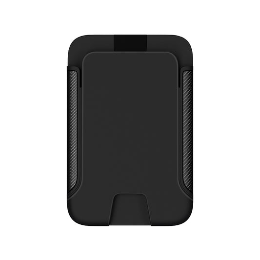 MagSafe Wallet Stand for iPhone 16, 3-Card Holder with Adjustable 15°-175° Rotation, Strong Magnetic Phone Card Case, Black